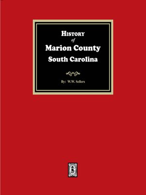 cover image of History of Marion County, South Carolina